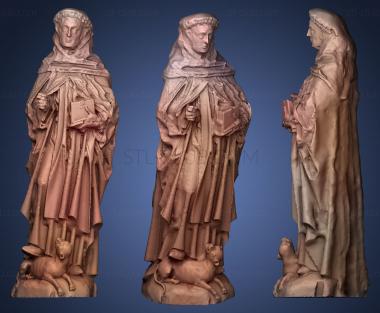 3D model Saint Dominic (STL)